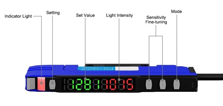Fiber optic sensor amplifier details