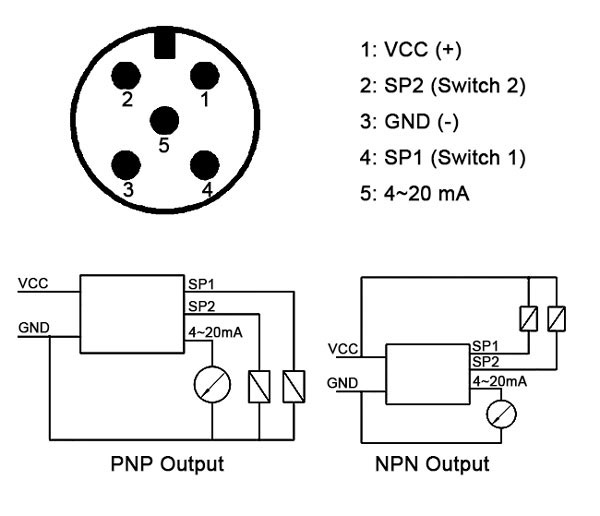 Fluid pressure control switch wiring