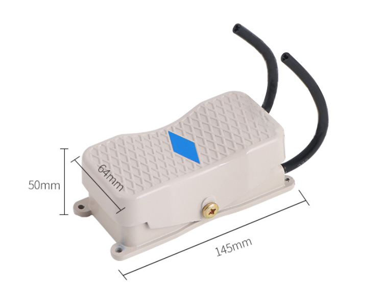 Forward reverse foot pedal switch size