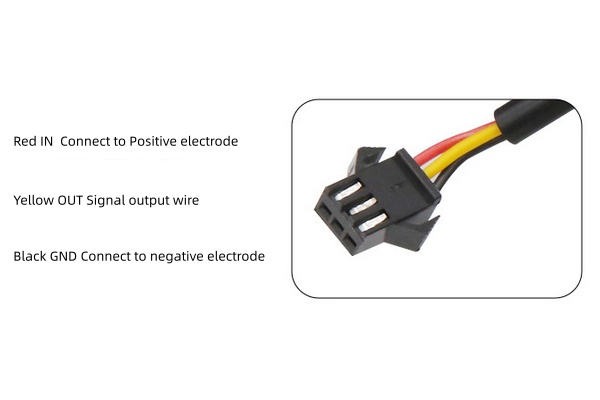 Gear flow sensor wiring method