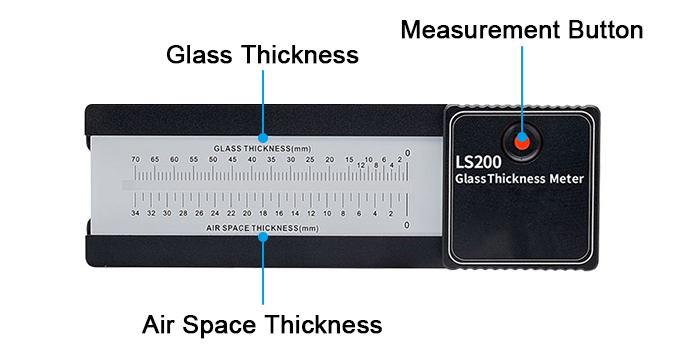 Glass thickness gauge details
