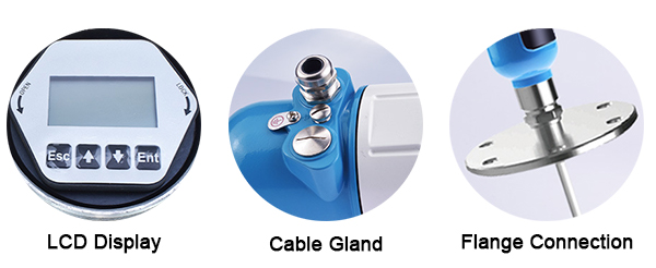 Guided wave radar level transmitter detail