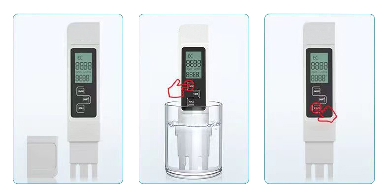 home water quality tester how to use