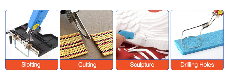 handheld hot knife fabric cutter applications