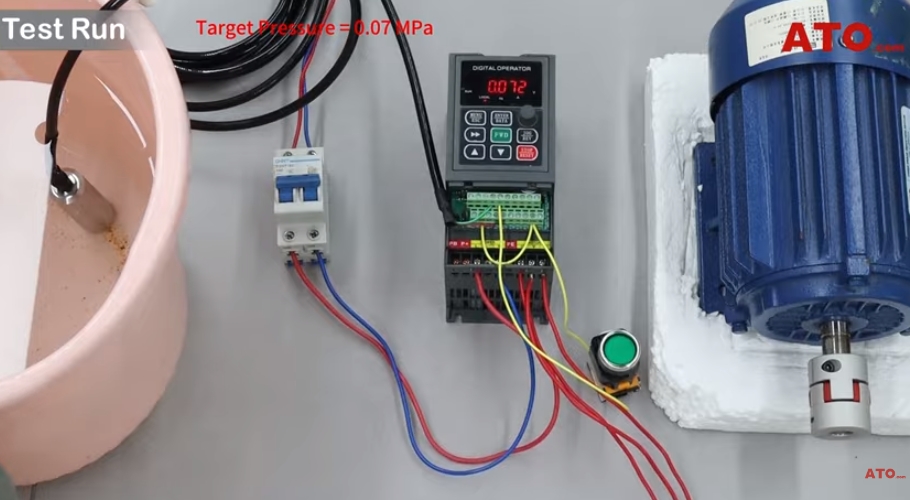 how to build a constant pressure water system using the gk3000 vfd testing