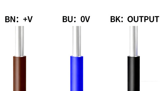 Infrared diffuse reflective photoelectric sensor wiring