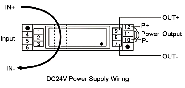 Isolated AC Current Sensor Wiring Diagram
