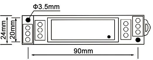 Isolated AC Current Sensor Dimension