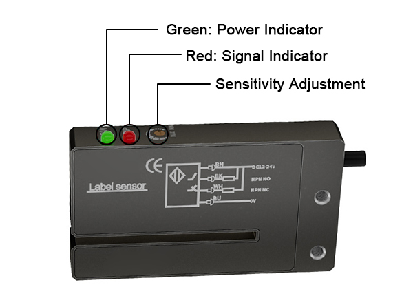 Label eye sensor detail