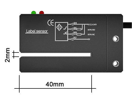 Label eye sensor dimension