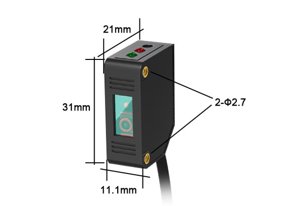 Laser diffuse reflective photo sensor