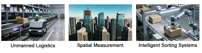 Laser range finder sensor size