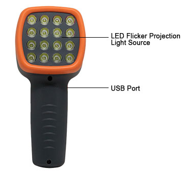 led strobe tachometer detail
