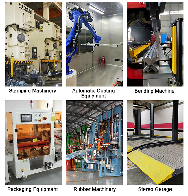 light curtain machine guarding application