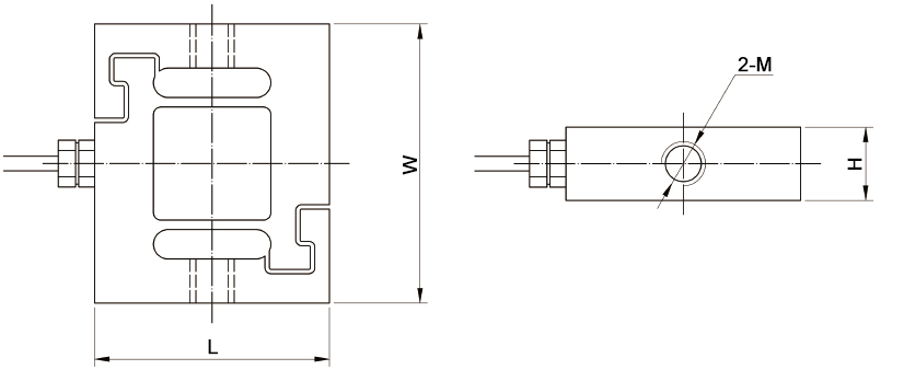 Micro load cell s type 0kg to 200kg dimensions
