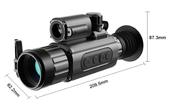 Military night vision monocular dimension