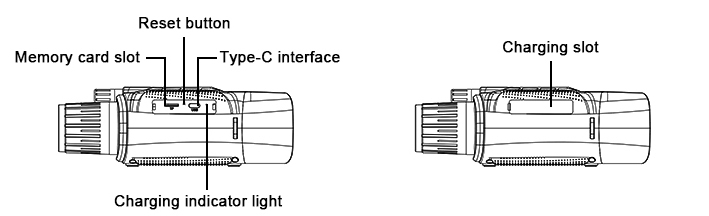 Night Vision Binoculars Goggles with Camera Detail