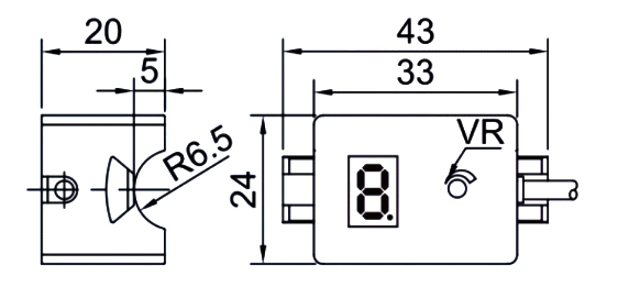 non contact capacitive level sensor dimension
