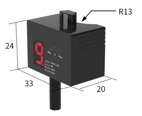 non contact capacitive level sensor dimension