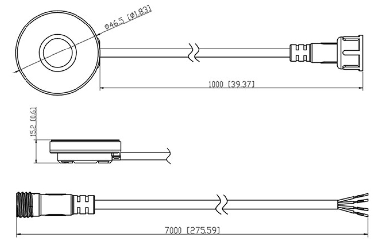 Oil level sensor dimension