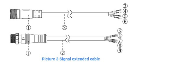 Oil level sensor extend cable
