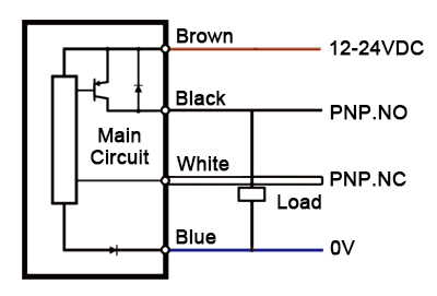 Photoelectric fork sensor wiring