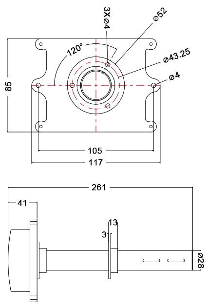 Portable air quality sensor size