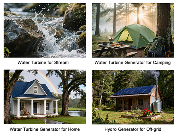 portable hydro generator application