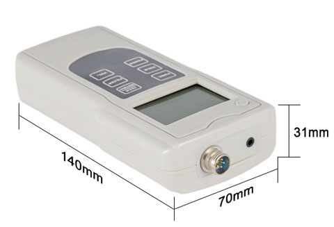 Portable vibration rpm meter size