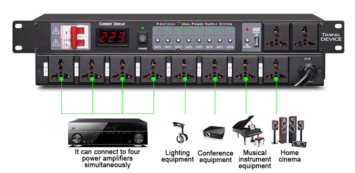 power sequencer for audio application