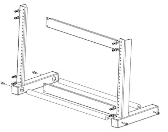 Rack mount power sequencer installation diagram