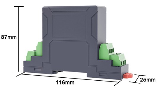 Single phase DC voltage sensor dimension