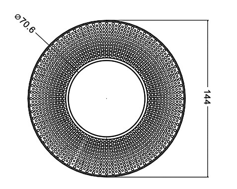 smart air quality sensor dimension