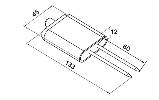 Soil ph sensor size