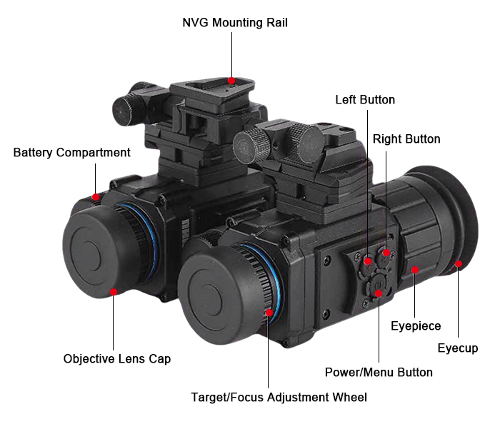 thermal imaging night vision binoculars details