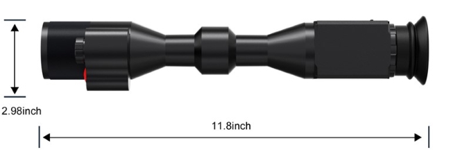 Thermal Night Vision Monocular Dimension