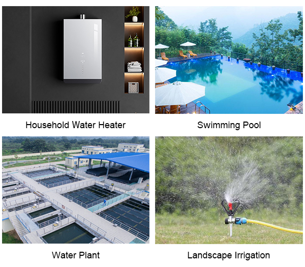 Turbine water flow sensor application