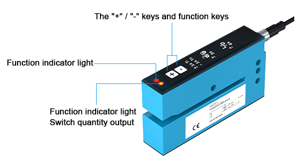 ultrasonic label sensor detail