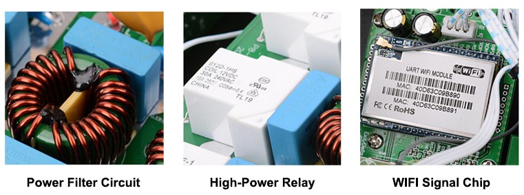 WiFi Power Sequencer Controller Internal Display