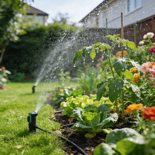 Zigbee soil moisture sensor application for backyard garden.