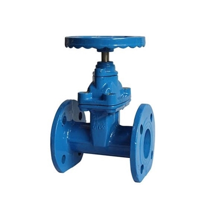 Resilient wedge gate valve
