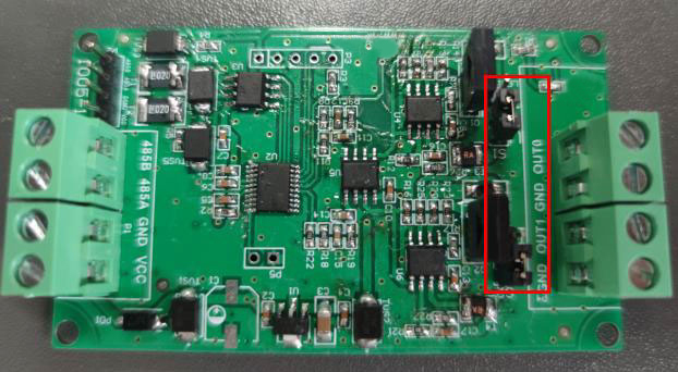 RS485-4-20mA 0-10V Converter 2 Channel WIring Drawing