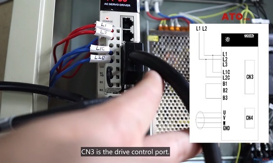 Servo motor wire principle