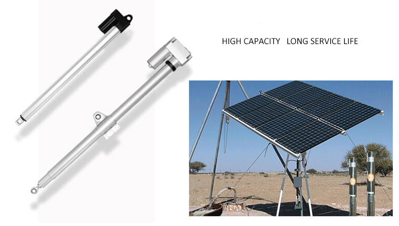 Solar linear actuator for solar system