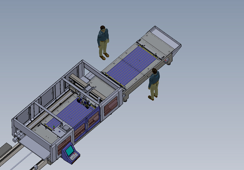 the CNC worktable working procedure chart four