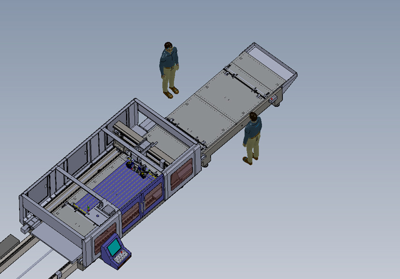 the CNC worktable working procedure chart three