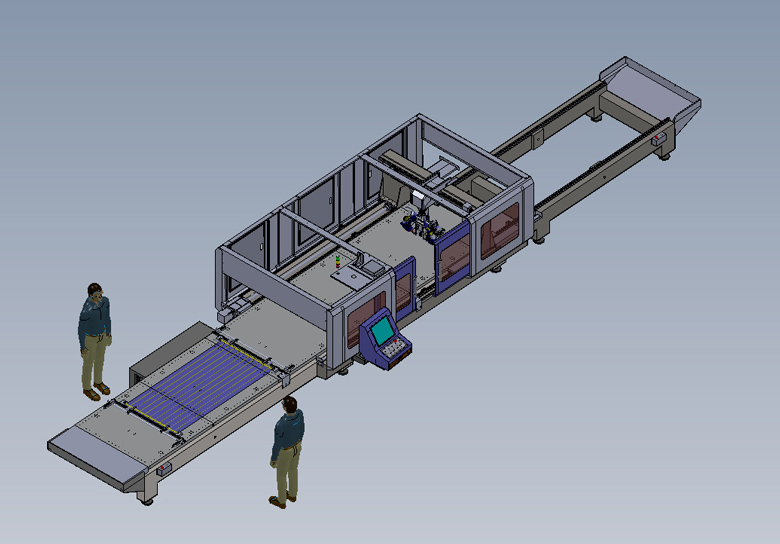 the CNC worktable working procedure chart two