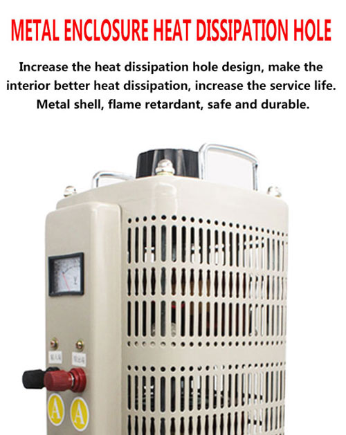 Three phase variac transformer detail