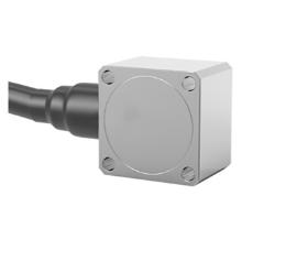 ATO-AS-SADR triaxial capacitive accelerometer sensor with ±1 g to ±50 g range for multi-axis vibration testing.