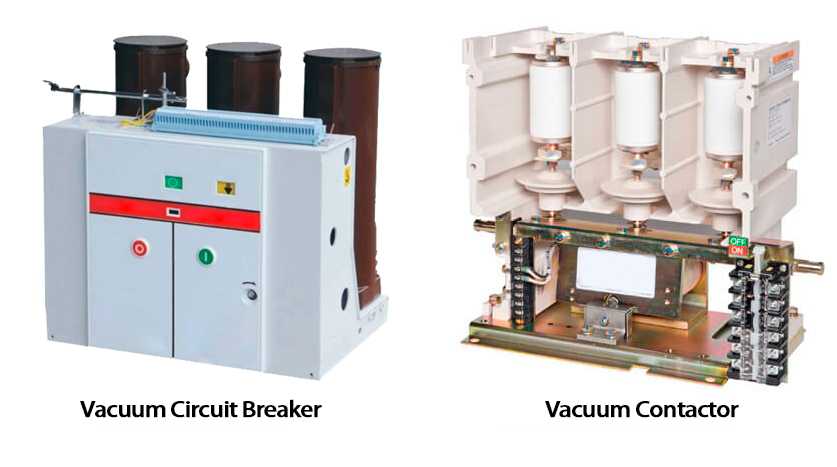 Vacuum contactor and circuit breaker